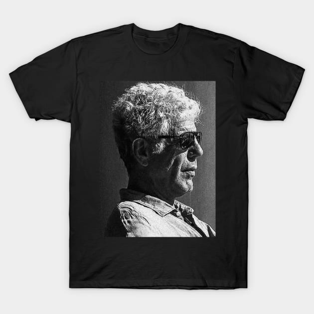 anthony bourdain T-Shirt by ANDREANUS